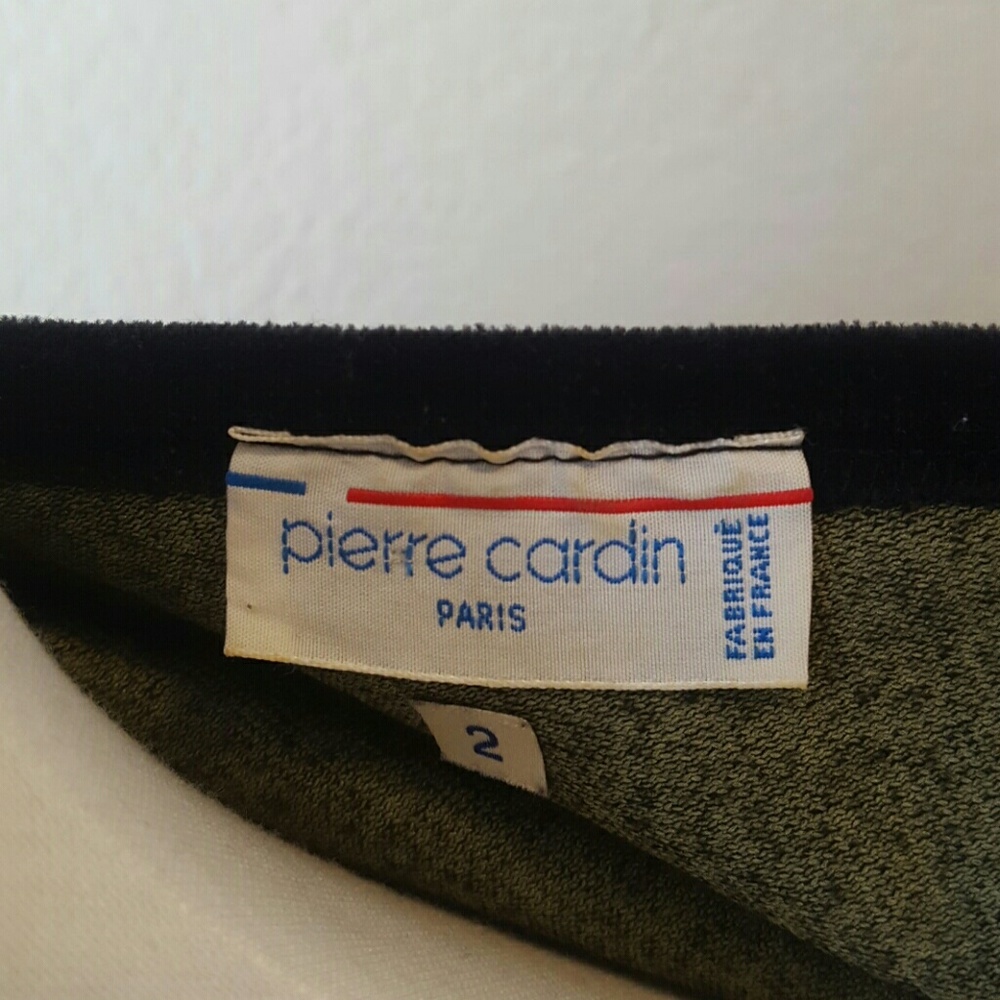 Perrie Cardin (Paris) cotton velvet free form